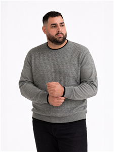A5956 - Sweater Escote Redondo Fantasía TALLE ESPECIAL